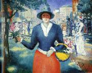 Kazimir Malevich Flower Girl, china oil painting artist